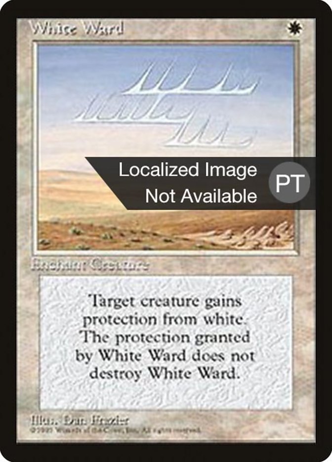 White Ward [Fourth Edition (Foreign Black Border)] | L.A. Mood Comics and Games