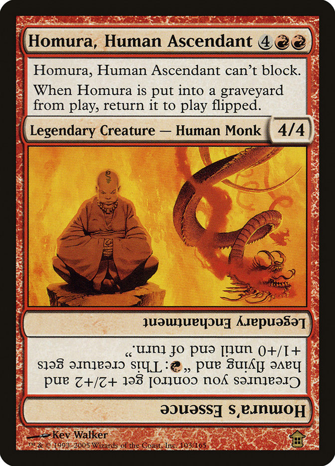 Homura, Human Ascendant // Homura's Essence [Saviors of Kamigawa] | L.A. Mood Comics and Games