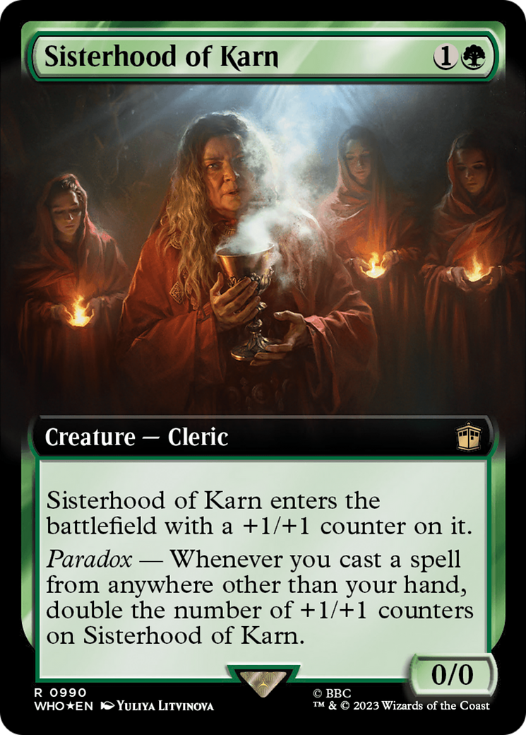 Sisterhood of Karn (Extended Art) (Surge Foil) [Doctor Who] | L.A. Mood Comics and Games