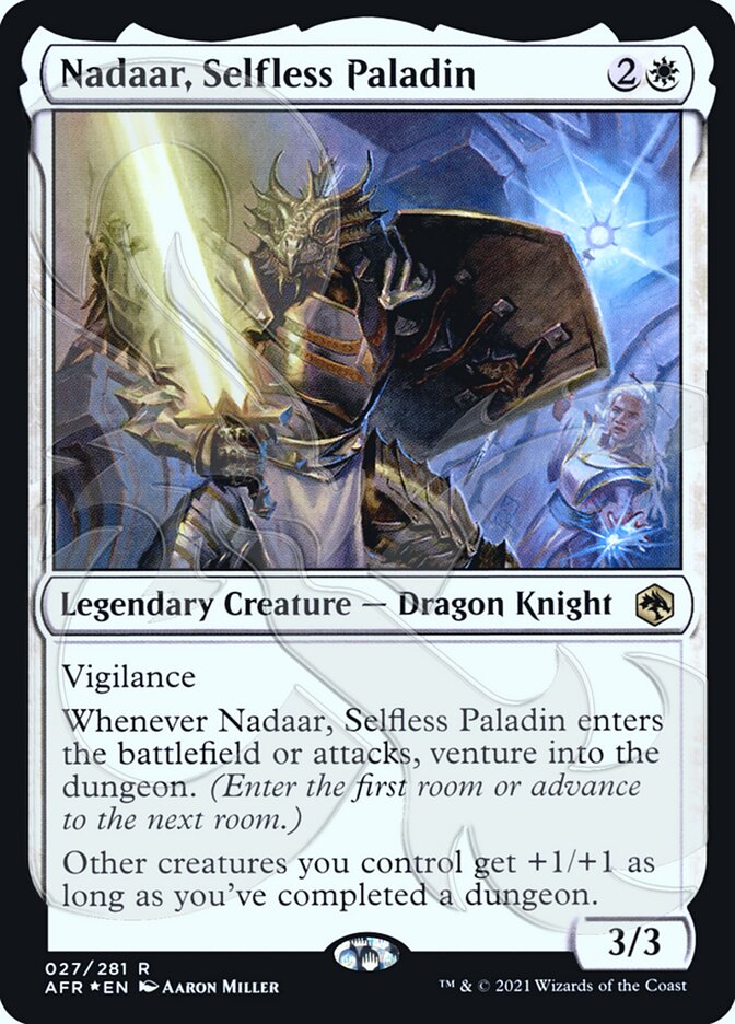 Nadaar, Selfless Paladin (Ampersand Promo) [Dungeons & Dragons: Adventures in the Forgotten Realms Promos] | L.A. Mood Comics and Games