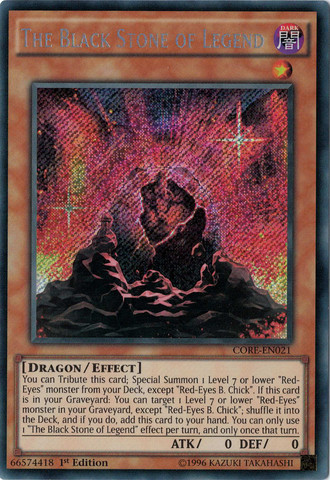 The Black Stone of Legend [CORE-EN021] Secret Rare | L.A. Mood Comics and Games