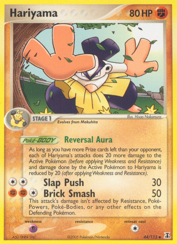 Hariyama (44/113) [EX: Delta Species] | L.A. Mood Comics and Games