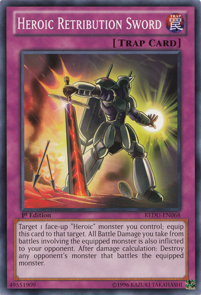 Heroic Retribution Sword [REDU-EN068] Common | L.A. Mood Comics and Games
