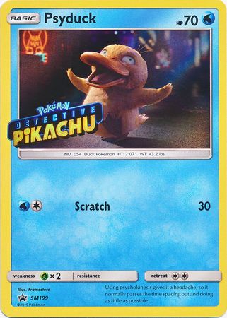 Psyduck Detective (SM199) (Pikachu Stamped) [Sun & Moon: Black Star Promos] | L.A. Mood Comics and Games