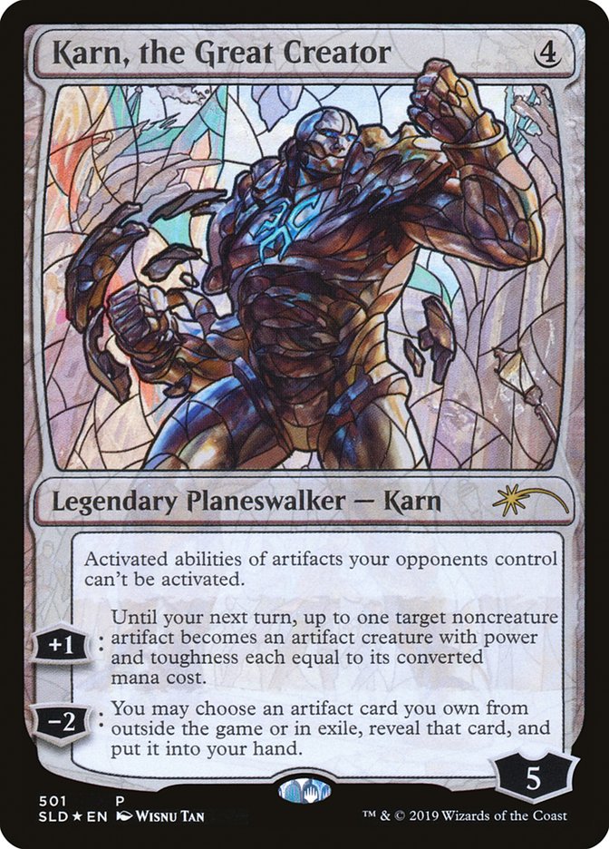 Karn, the Great Creator (Stained Glass) [Secret Lair Drop Promos] | L.A. Mood Comics and Games