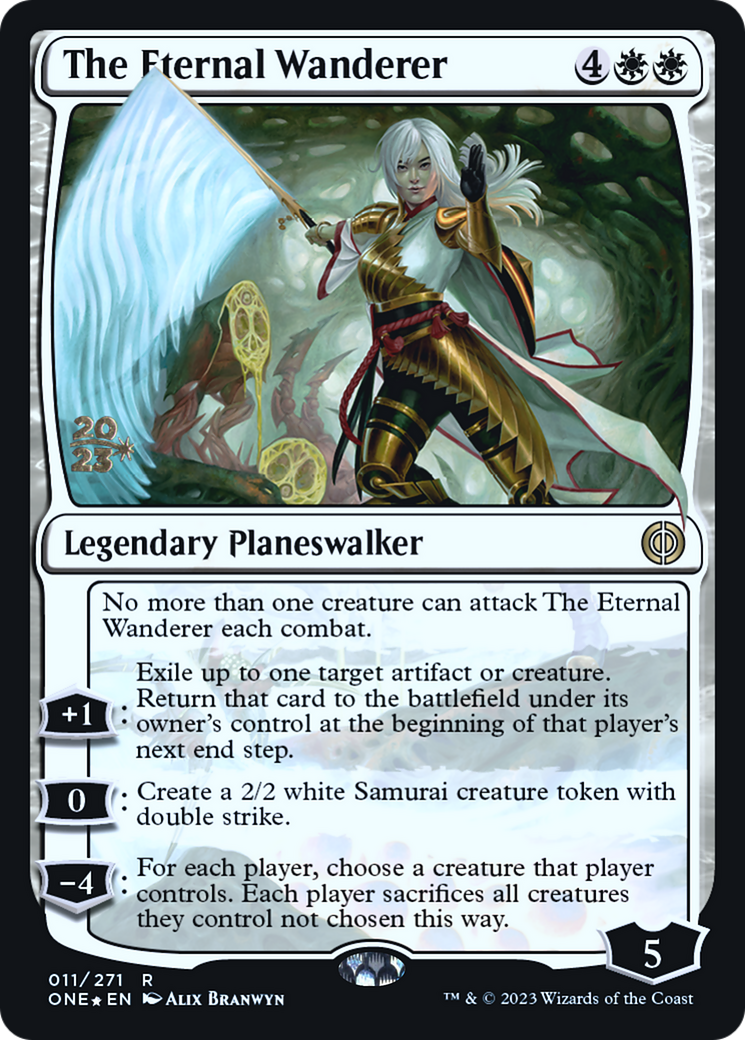 The Eternal Wanderer [Phyrexia: All Will Be One Prerelease Promos] | L.A. Mood Comics and Games