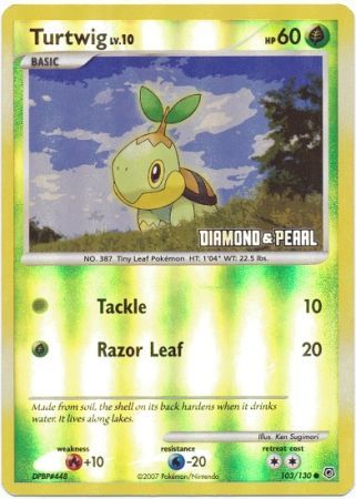 Turtwig (103/130) [Burger King Promos: 2008 Collection] | L.A. Mood Comics and Games