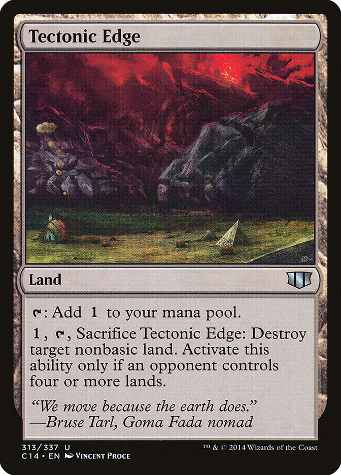 Tectonic Edge [Commander 2014] | L.A. Mood Comics and Games