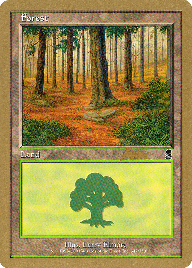 Forest (bk347) (Brian Kibler) [World Championship Decks 2002] | L.A. Mood Comics and Games