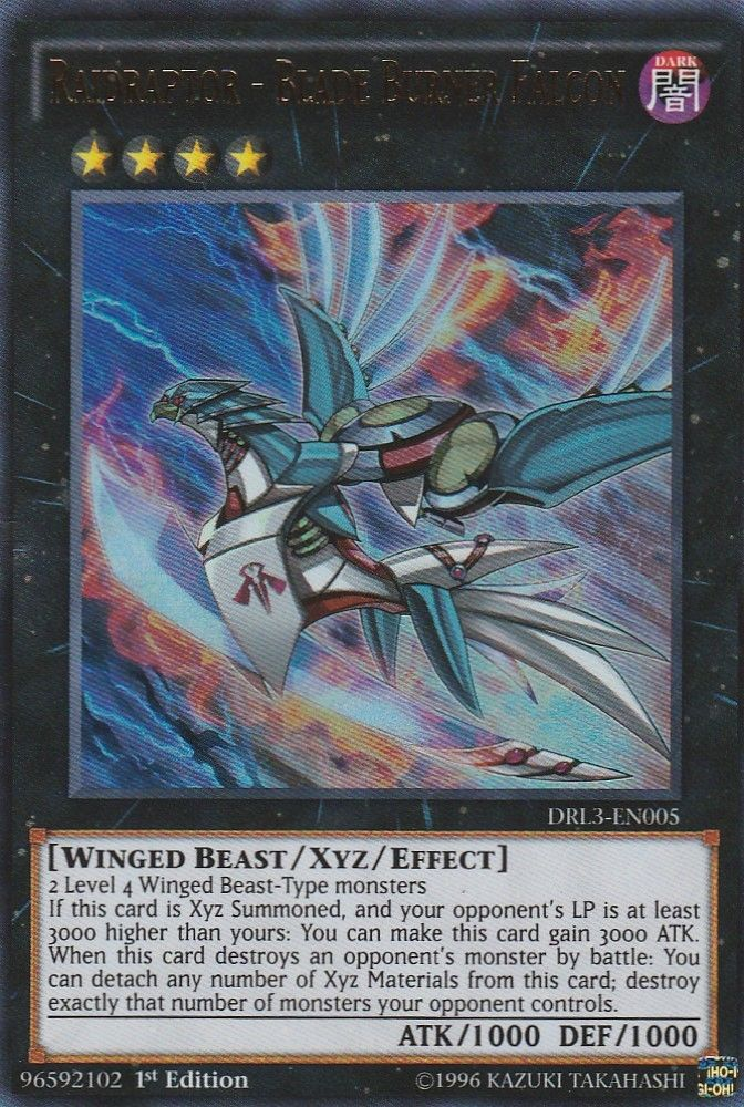 Raidraptor - Blade Burner Falcon [DRL3-EN005] Ultra Rare | L.A. Mood Comics and Games