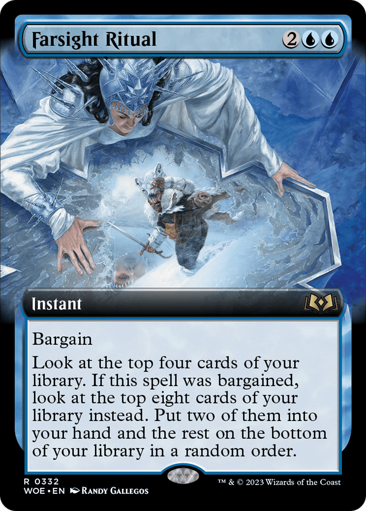 Farsight Ritual (Extended Art) [Wilds of Eldraine] | L.A. Mood Comics and Games