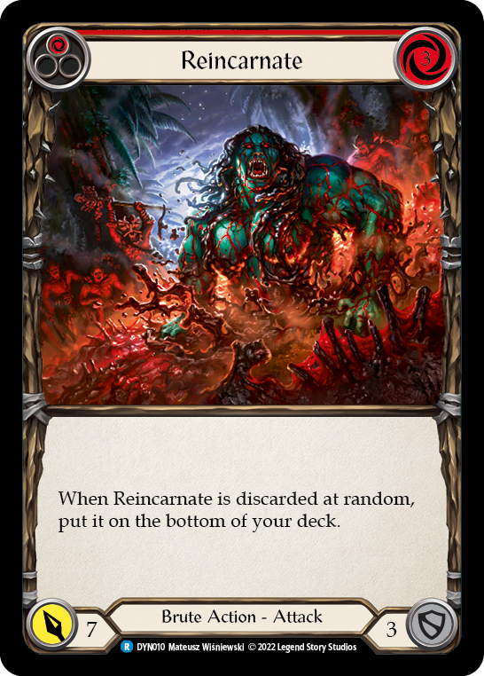 Reincarnate (Red) [DYN010] (Dynasty)  Rainbow Foil | L.A. Mood Comics and Games