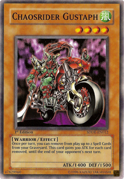 Chaosrider Gustaph [SDDE-EN012] Common | L.A. Mood Comics and Games