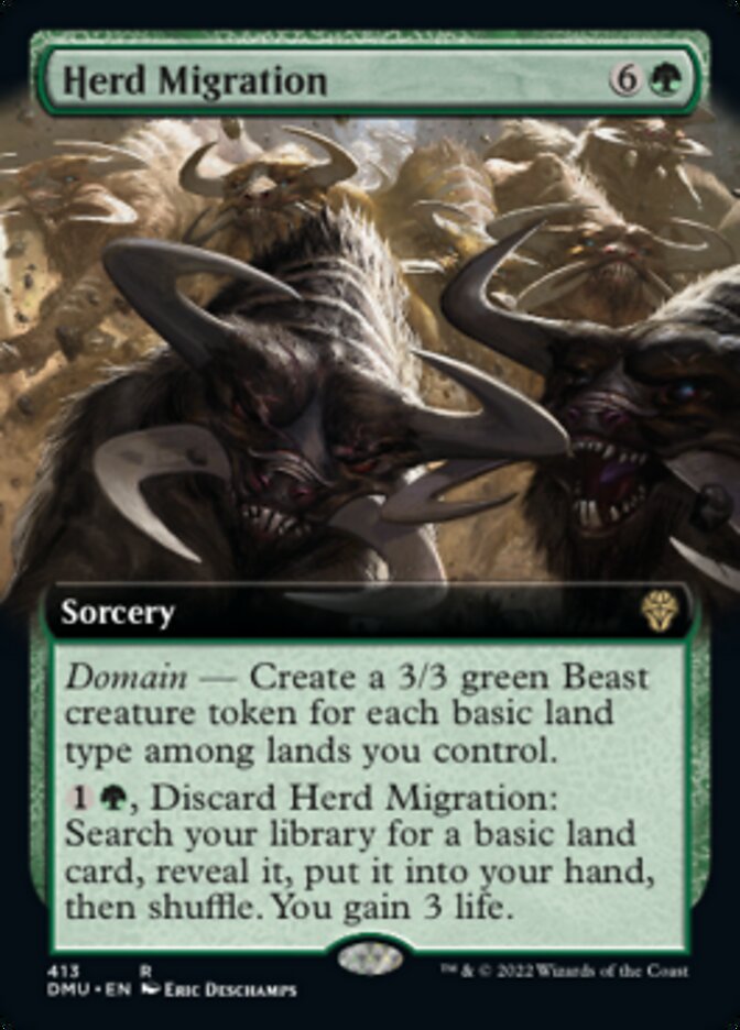 Herd Migration (Extended Art) [Dominaria United] | L.A. Mood Comics and Games