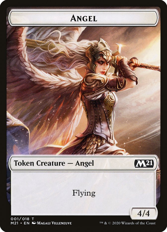 Angel Token [Core Set 2021 Tokens] | L.A. Mood Comics and Games