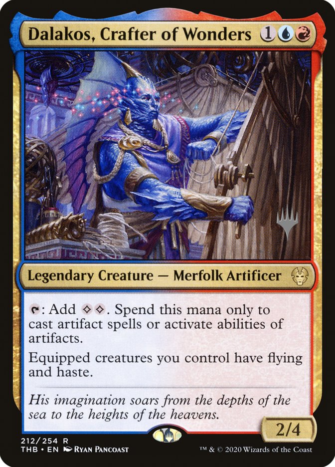 Dalakos, Crafter of Wonders (Promo Pack) [Theros Beyond Death Promos] | L.A. Mood Comics and Games