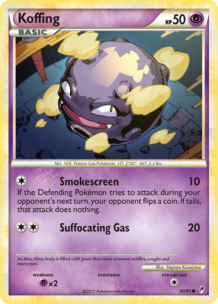 Koffing (60/95) [HeartGold & SoulSilver: Call of Legends] | L.A. Mood Comics and Games