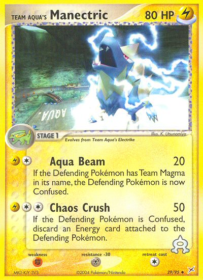 Team Aqua's Manectric (29/95) [EX: Team Magma vs Team Aqua] | L.A. Mood Comics and Games