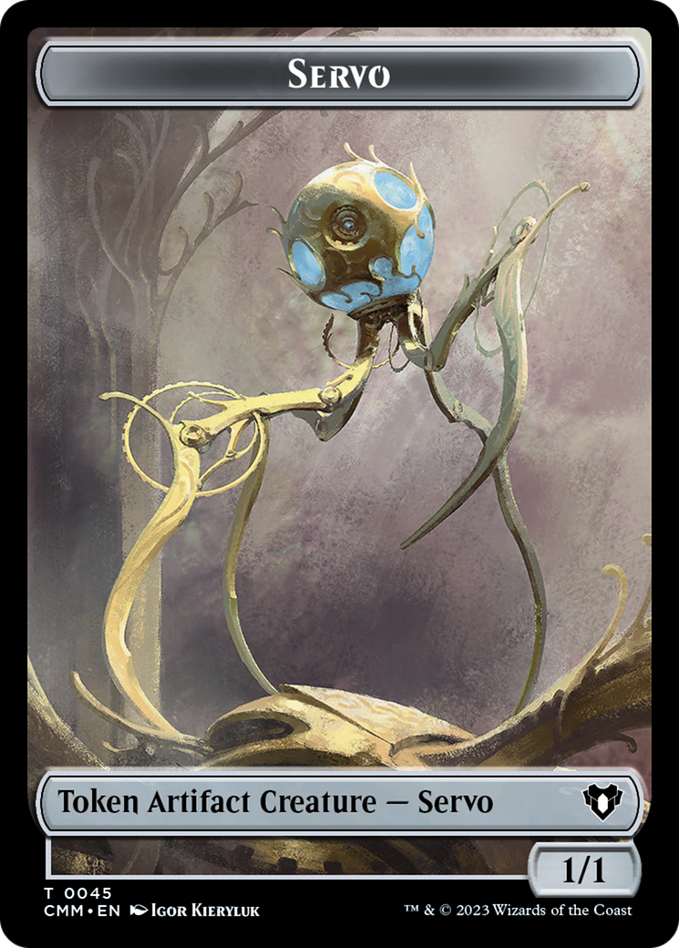 Servo Token [Commander Masters Tokens] | L.A. Mood Comics and Games