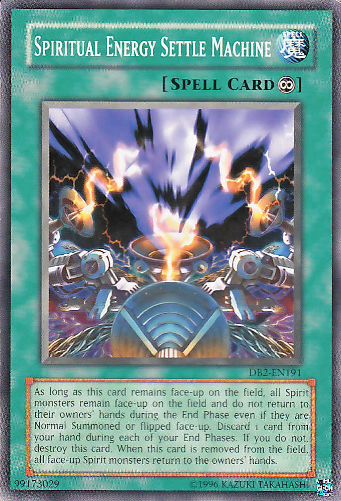 Spiritual Energy Settle Machine [DB2-EN191] Common | L.A. Mood Comics and Games