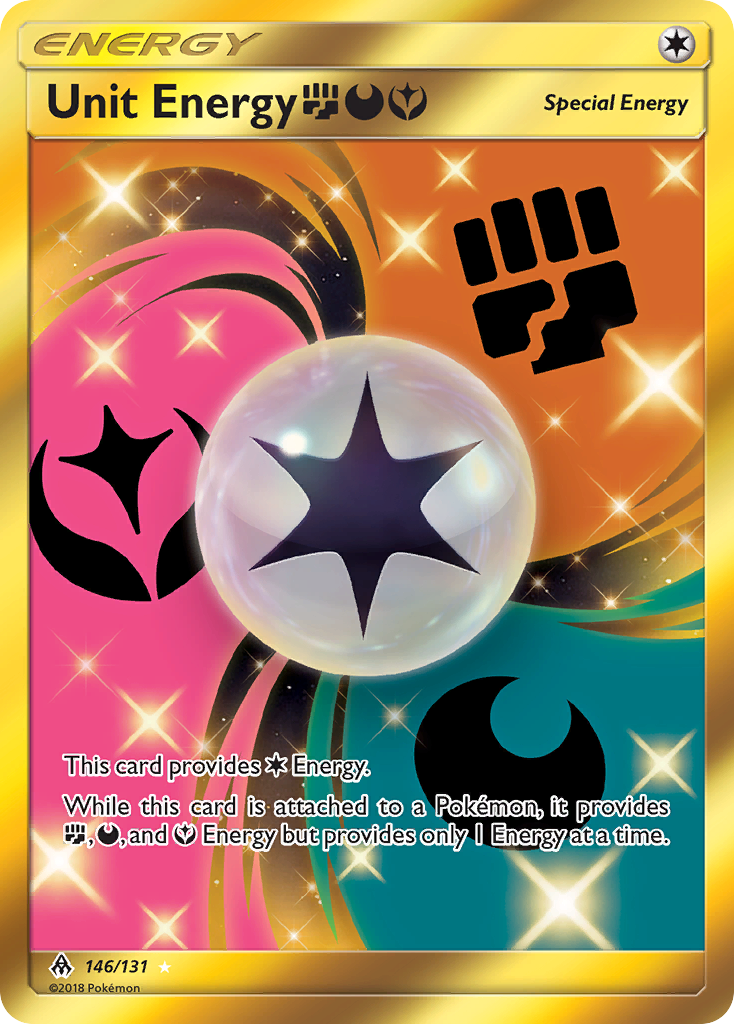 Unit Energy (146/131) (Fighting, Darkness, Fairy) [Sun & Moon: Forbidden Light] | L.A. Mood Comics and Games