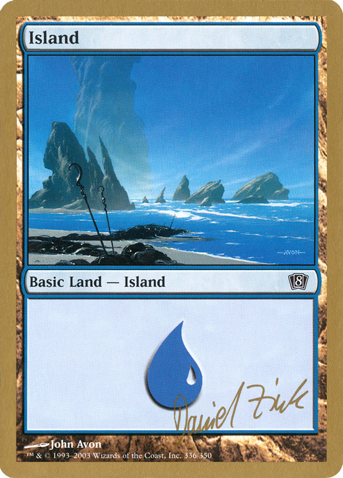 Island (dz336) (Daniel Zink) [World Championship Decks 2003] | L.A. Mood Comics and Games