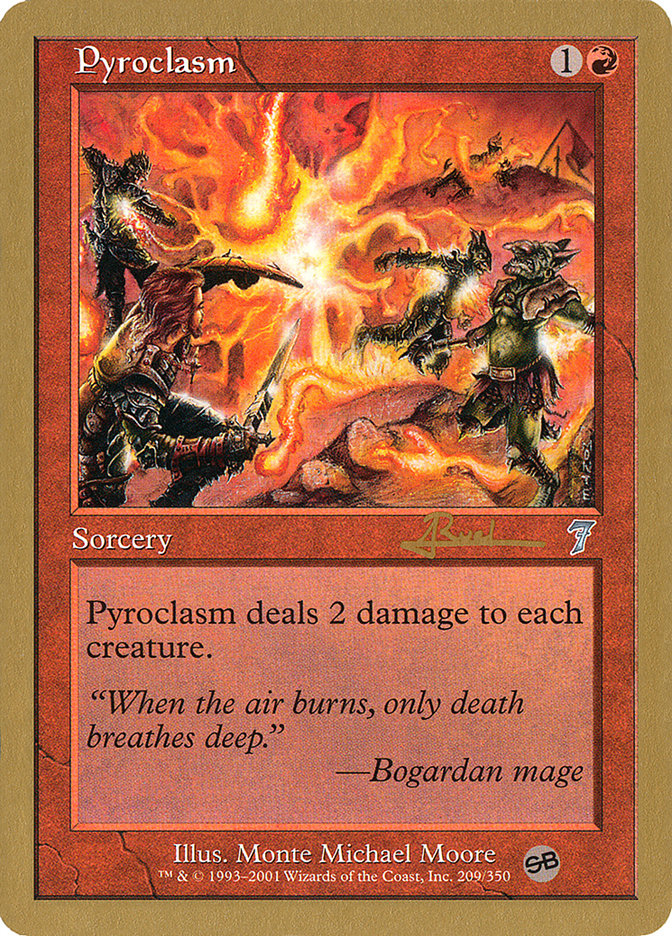 Pyroclasm (Antoine Ruel) (SB) [World Championship Decks 2001] | L.A. Mood Comics and Games