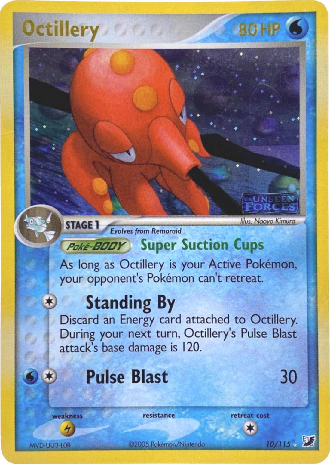 Octillery (10/115) (Stamped) [EX: Unseen Forces] | L.A. Mood Comics and Games