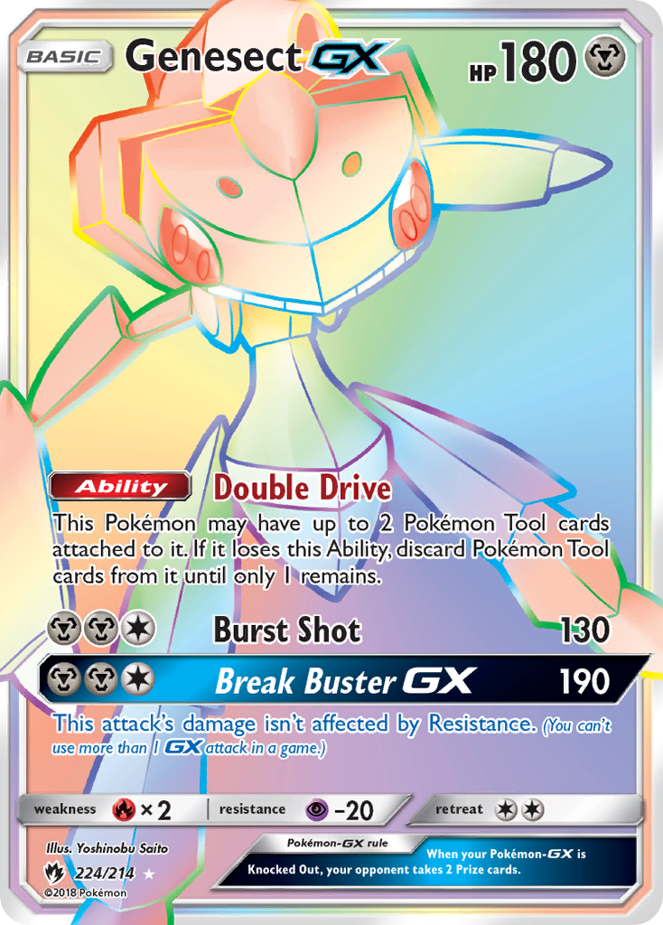 Genesect GX (224/214) [Sun & Moon: Lost Thunder] | L.A. Mood Comics and Games