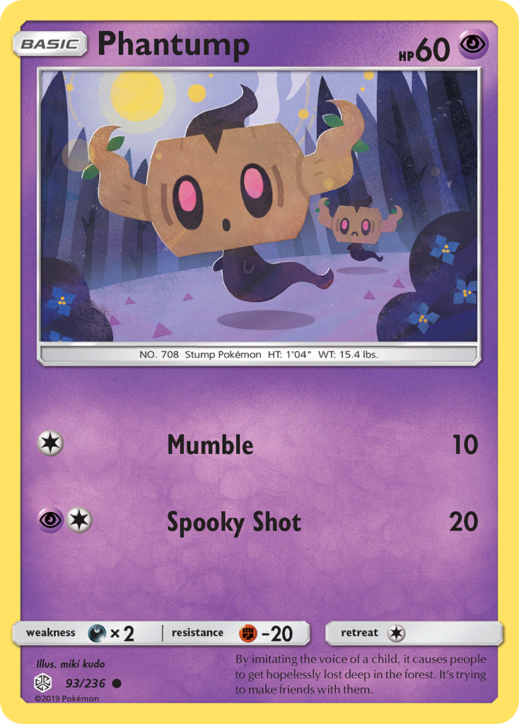 Phantump (93/236) [Sun & Moon: Cosmic Eclipse] | L.A. Mood Comics and Games