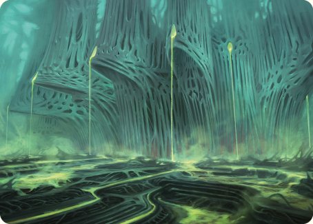 Swamp Art Card [Phyrexia: All Will Be One Art Series] | L.A. Mood Comics and Games