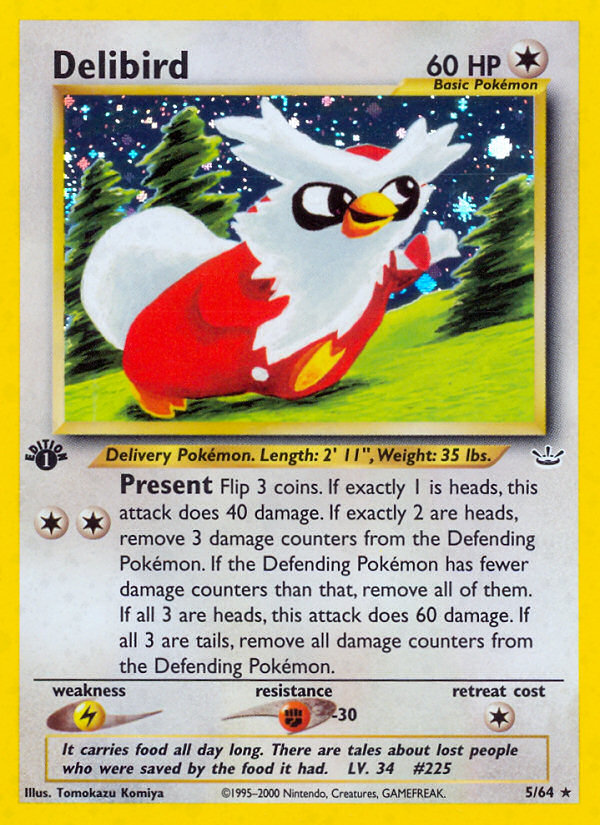 Delibird (5/64) [Neo Revelation 1st Edition] | L.A. Mood Comics and Games