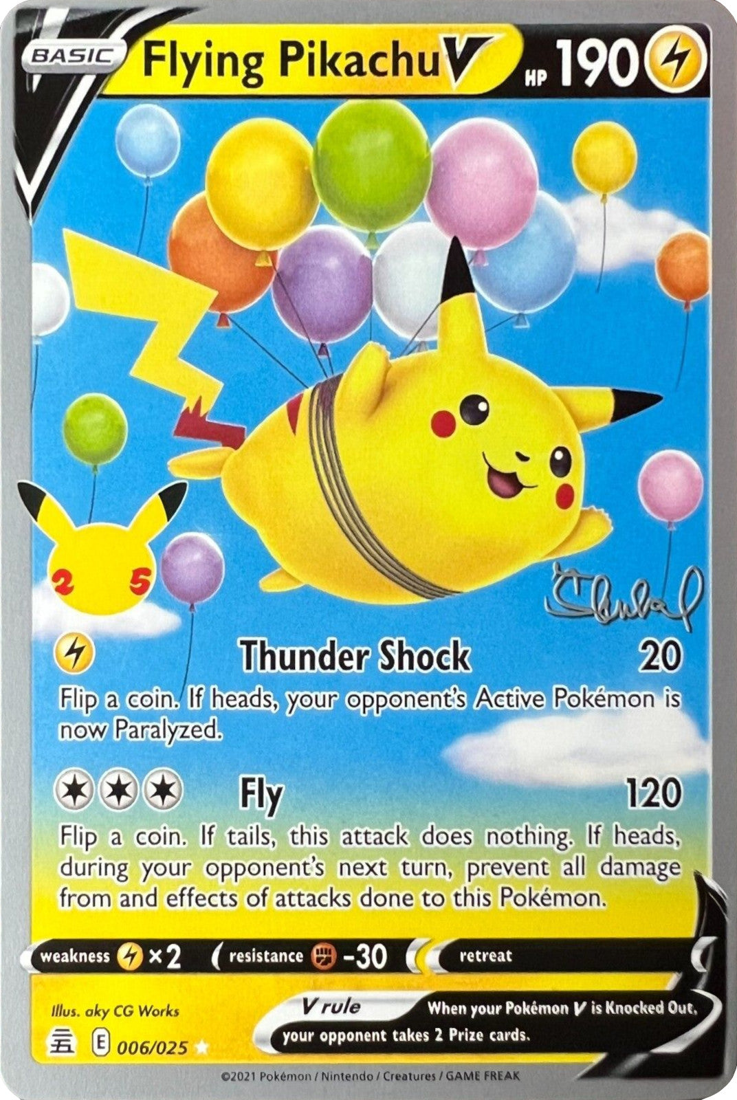 Flying Pikachu V (006/025) (ADP - Ondrej Skubal) [World Championships 2022] | L.A. Mood Comics and Games