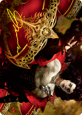 Bloodvial Purveyor Art Card (Gold-Stamped Signature) [Innistrad: Crimson Vow Art Series] | L.A. Mood Comics and Games