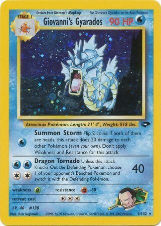 Giovanni's Gyarados (5/132) [Gym Challenge Unlimited] | L.A. Mood Comics and Games