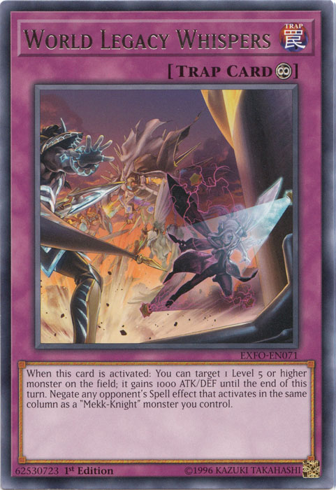 World Legacy Whispers [EXFO-EN071] Rare | L.A. Mood Comics and Games