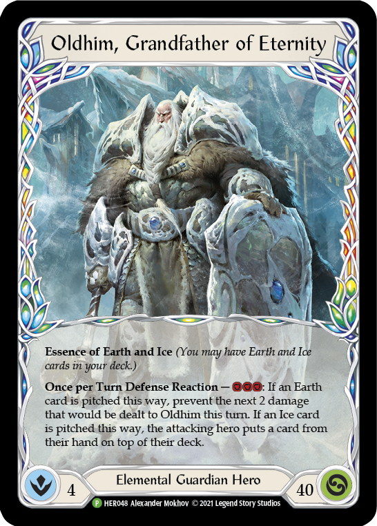 Oldhim, Grandfather of Eternity [HER048] (Promo)  Rainbow Foil | L.A. Mood Comics and Games