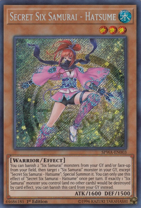 Secret Six Samurai - Hatsume [SPWA-EN003] Secret Rare | L.A. Mood Comics and Games