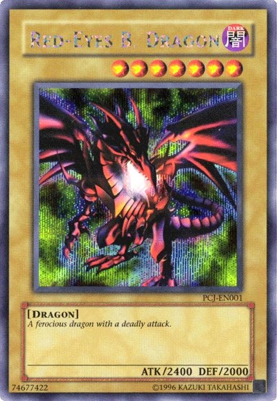 Red-Eyes B. Dragon [PCJ-EN001] Prismatic Secret Rare | L.A. Mood Comics and Games