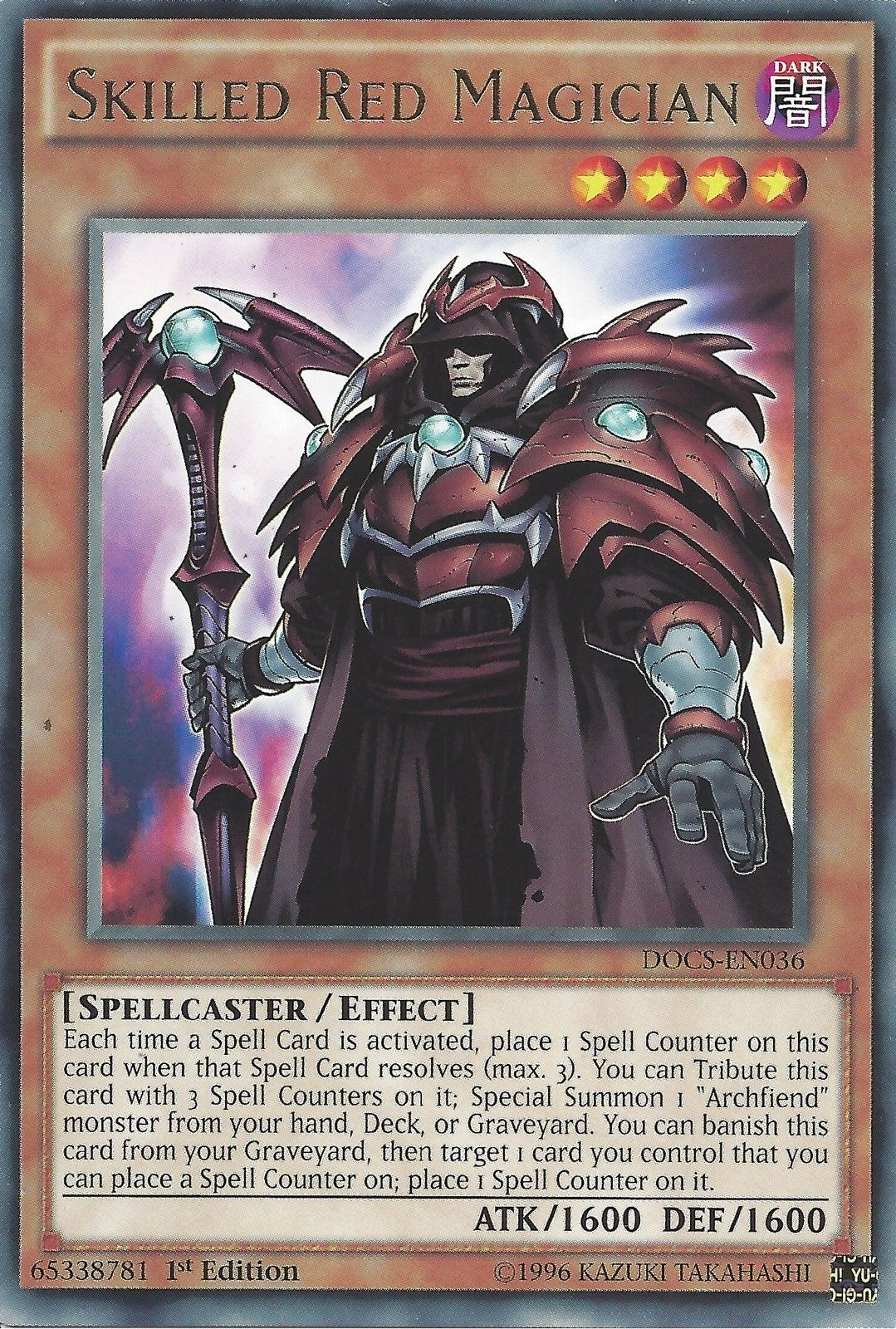 Skilled Red Magician [DOCS-EN036] Rare | L.A. Mood Comics and Games