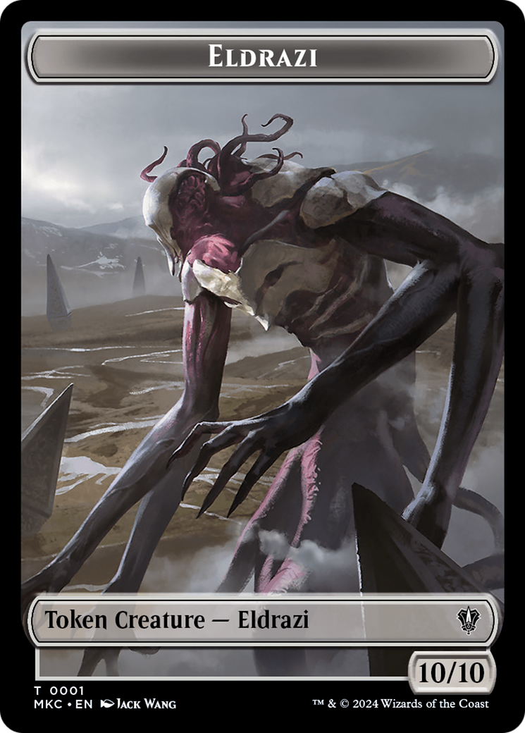 Eldrazi // Tiny Double-Sided Token [Murders at Karlov Manor Commander Tokens] | L.A. Mood Comics and Games