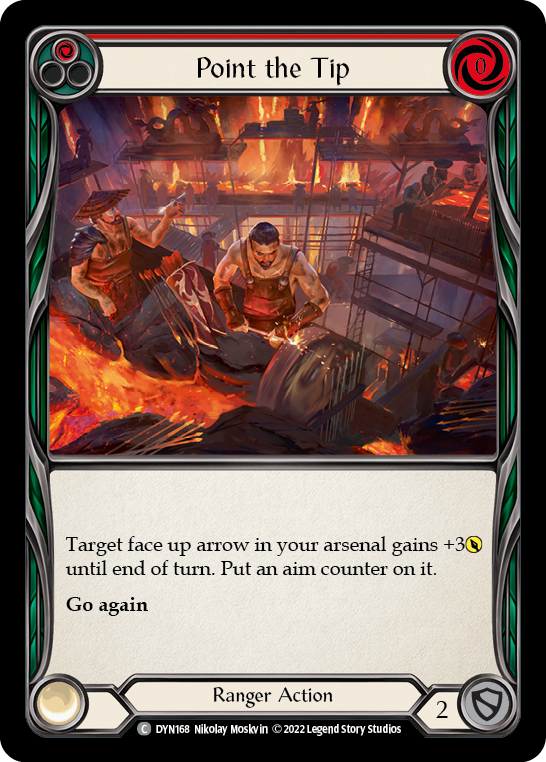 Point the Tip (Red) [DYN168] (Dynasty)  Rainbow Foil | L.A. Mood Comics and Games