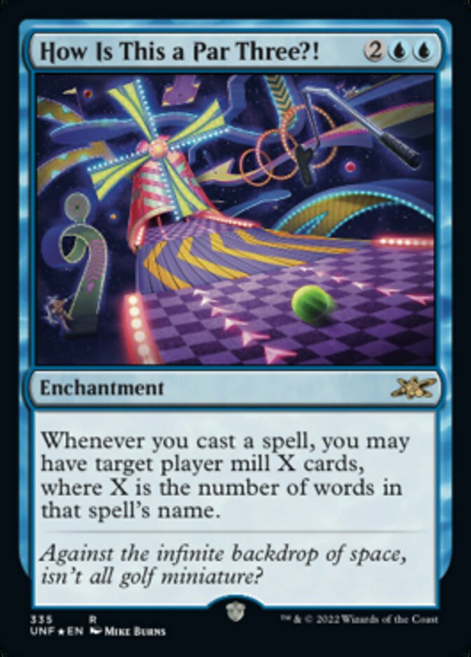 How Is This a Par Three?! (Galaxy Foil) [Unfinity] | L.A. Mood Comics and Games