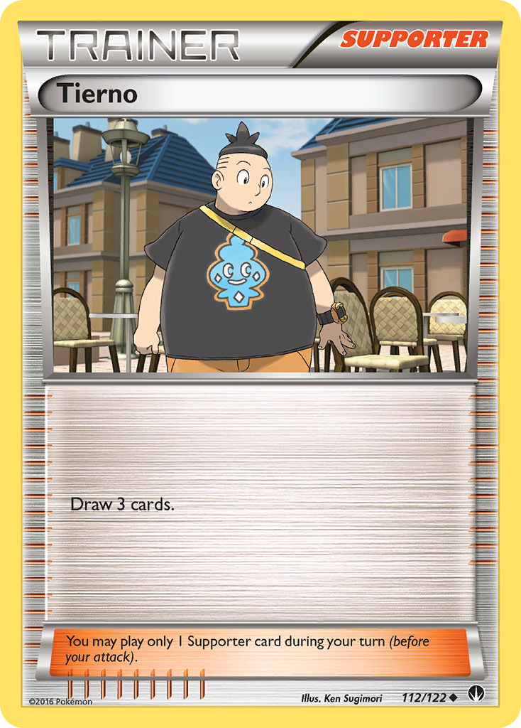 Tierno (112/122) [XY: BREAKpoint] | L.A. Mood Comics and Games