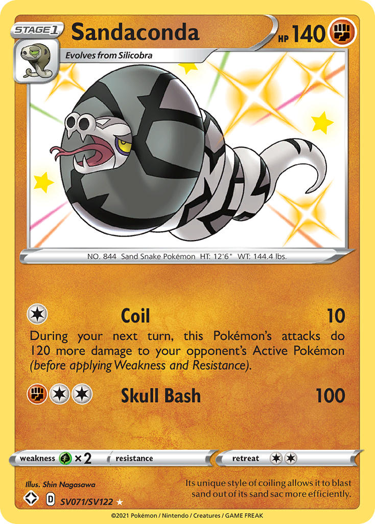 Sandaconda (SV071/SV122) [Sword & Shield: Shining Fates] | L.A. Mood Comics and Games