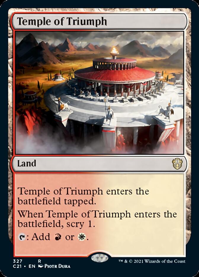 Temple of Triumph [Commander 2021] | L.A. Mood Comics and Games