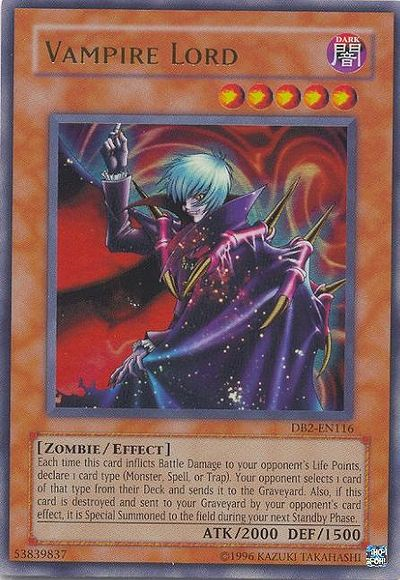 Vampire Lord [DB2-EN116] Ultra Rare | L.A. Mood Comics and Games