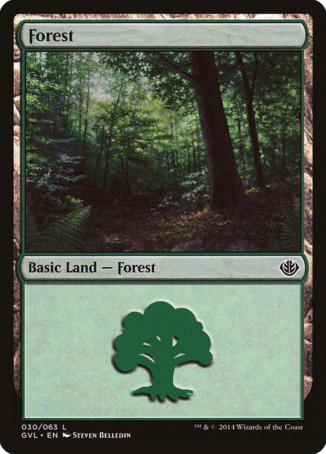 Forest (30) (Garruk vs. Liliana) [Duel Decks Anthology] | L.A. Mood Comics and Games