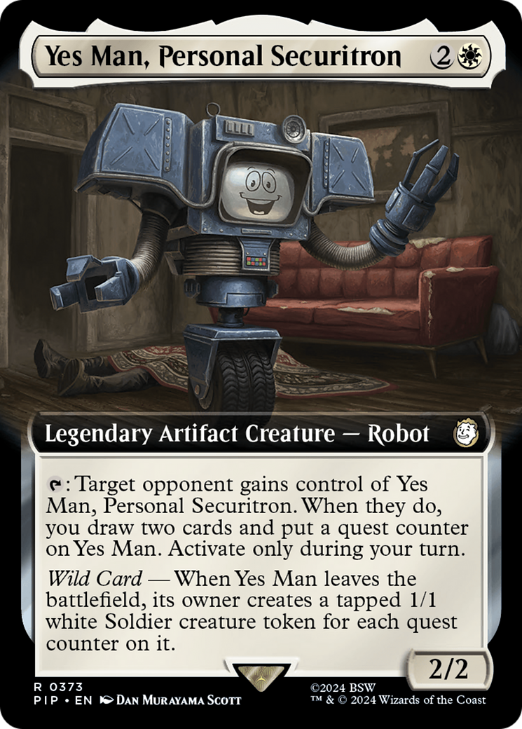 Yes Man, Personal Securitron (Extended Art) [Fallout] | L.A. Mood Comics and Games