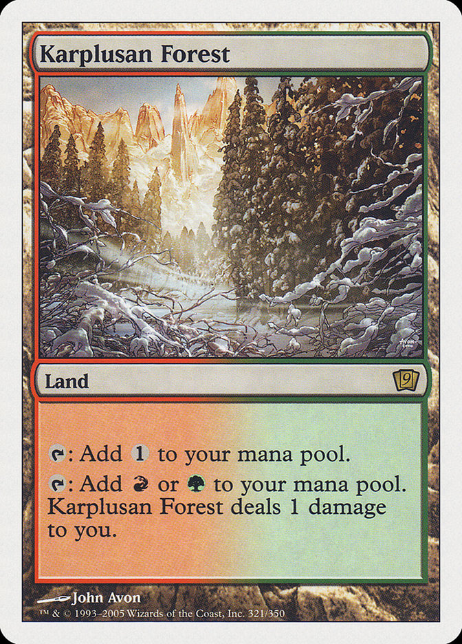 Karplusan Forest [Ninth Edition] | L.A. Mood Comics and Games